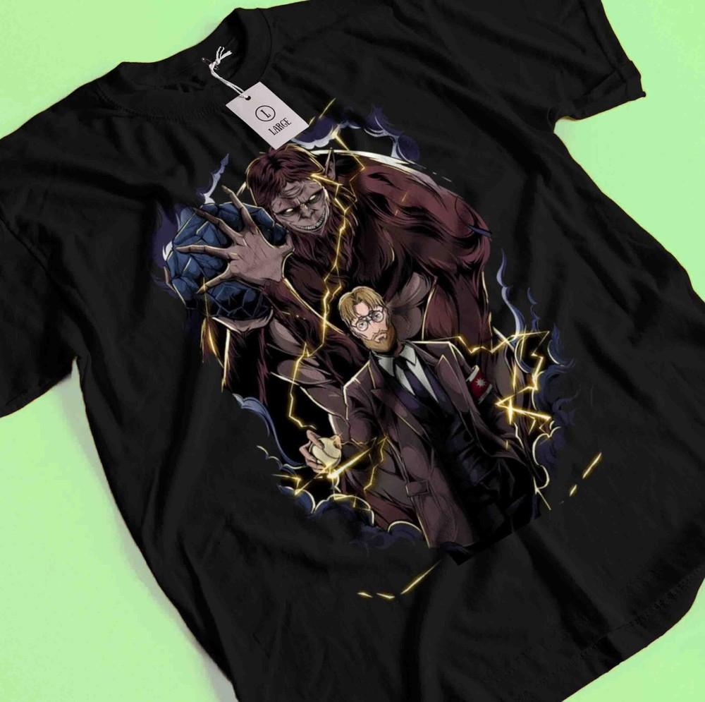 

Attack On Titan Shirt Levi T-Shirt Eren Mikasa Tshirt AOT Erwin Zeke Beast Tee 2XL