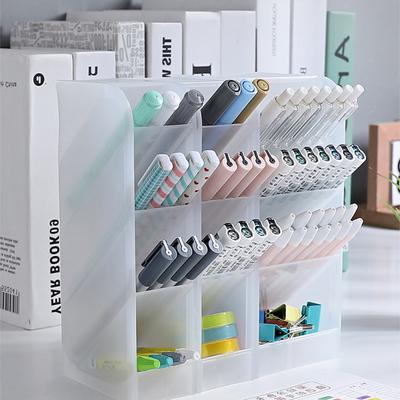 Creative Multifunctional Desktop Organizer Θήκη για στυλό Αποθήκευση Μακιγιάζ Σχολικό Αξεσουάρ γραφείου Βάση πινέλου θήκης για στυλό