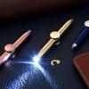 Multi Function Metal Finger  Spinning Toy Scope Pen Light Ball Pen Shape Relieve Stress Toy Gift