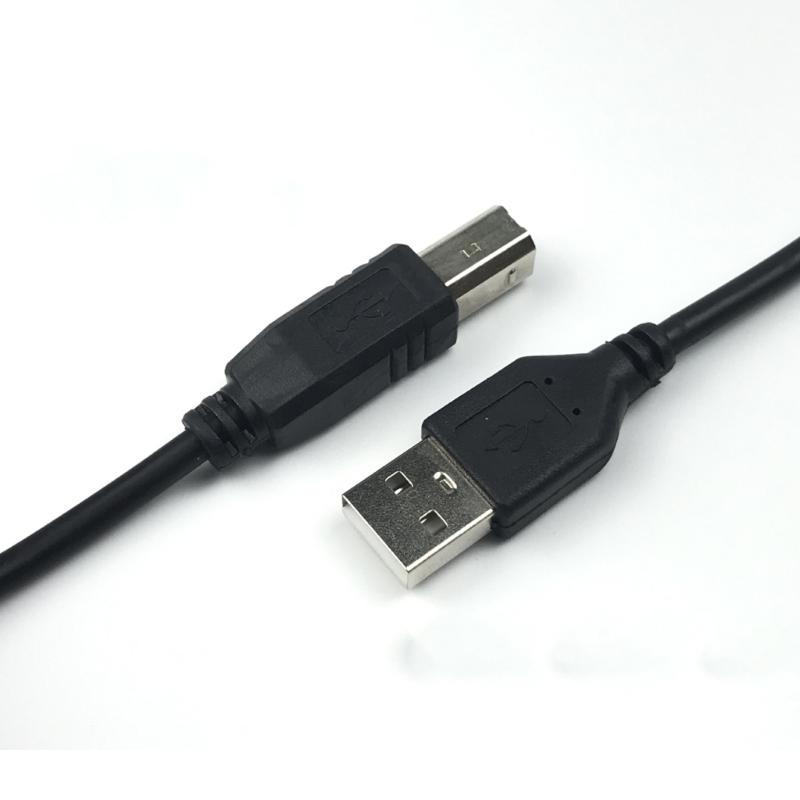 USB Printing Data Cable Printer Cord Square Port USB 2.0 Printing Cable High Speed A Male to B Male 1.5m Length