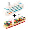 Cărămizi Model Mini DIY Vas de Croazieră Vas de Marfă Submarin Blocuri de Construcție Vas Maritim Scenă cu Vasul Titanic Potrivire Jucării pentru Copii