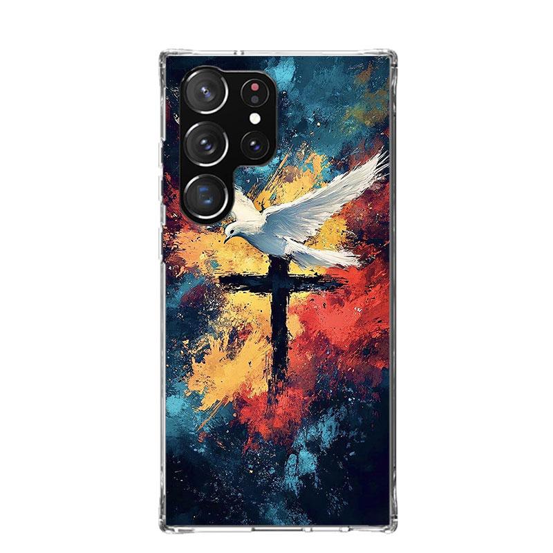 Jesus Bible Phone Case For Samsung Galaxy S26 S25 Edge S24 S23 FE S22 Ultra S21 Plus S20 + Fundas Cover Coque Galaxy S25 S24 S23