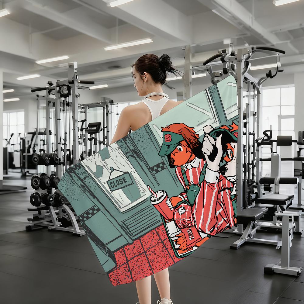 M-Mucknagabe N-Nagabe Art Towel Shower Sauna Travel Spa Quick Dry Gym Accessories Soft Large Beach Towels