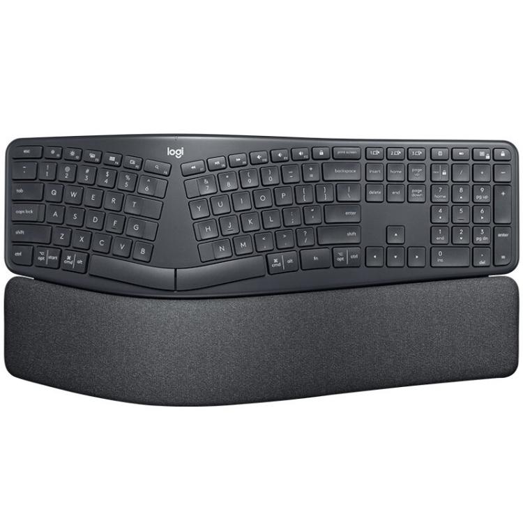 

Logitech ERGO K860 2.4G Wireless Keyboard Bluetooth Dual Mode Ergonomic Split Keyboard