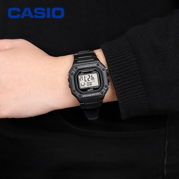 Универмаг AS в наличии Casio basic square электронные часы W-218 цифровые — фото 3