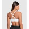 Gymshark Ruched Sports Bra White B2a7a Wbbm
