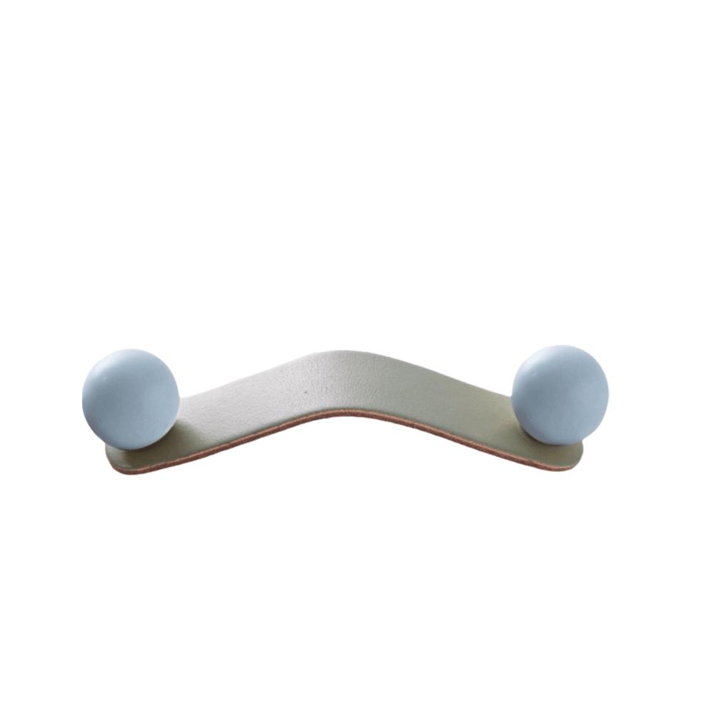 

Cute Colorful Leather Cabinet Handles Ceramic Ball Wardrobe Pulls Drawer Knobs Home Decor зелений