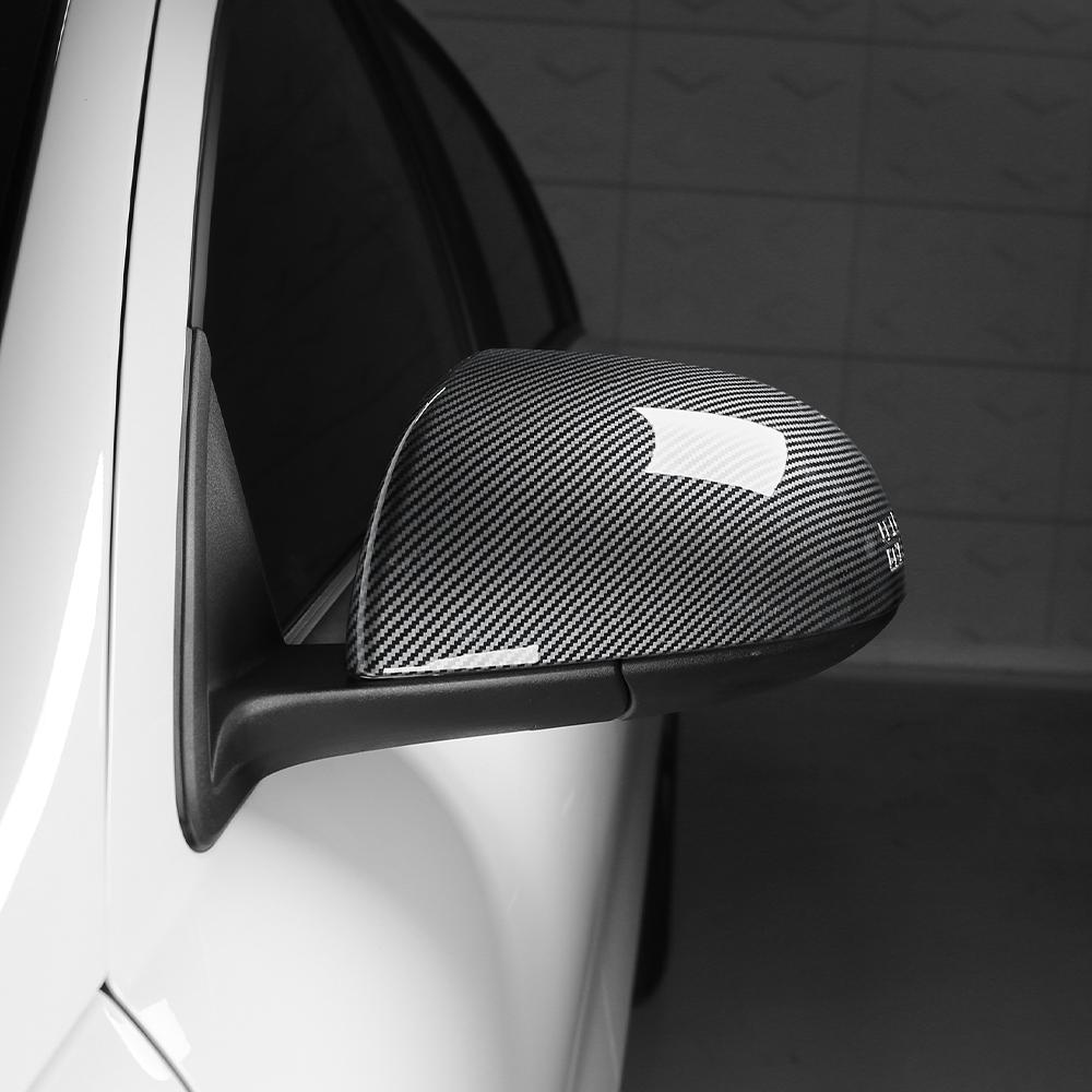 For Hyundai IONIQ 6 2023-2025 Car Tuning Carbon Fiber Car Rearview Mirror Decoration Cover Trim Exterior Accessories