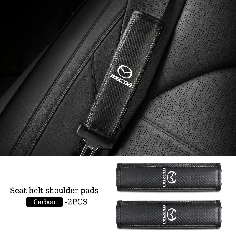 

2025 Hot Car Safety Belt Shoulder Protection Cover Seat Belt Padding Pads For Mazda 6 3 CX5 5 2 323 CX7 Demio Atenza Axela MX30