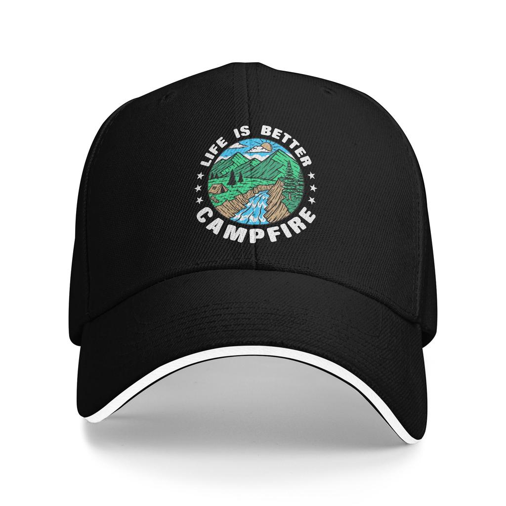 Personalized Mountain Camping Adventure Camper Baseball Cap Hip Hop Unisex WoUnisexs Adjustable  Dad Hat Autumn Snapback Caps