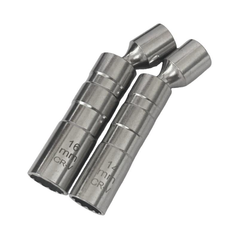 Magnetic Swivel 12-Point Thin-Walled Spark Plug Socket Wrench