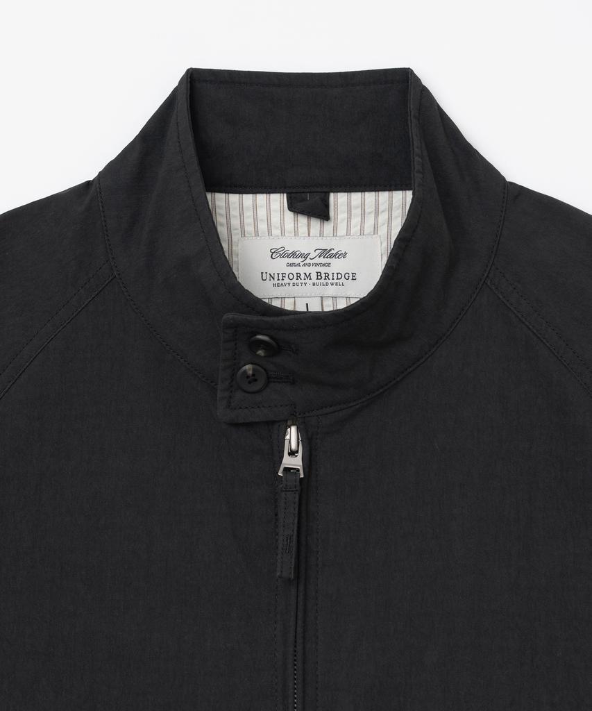 Uniform Bridge Washed Herrington Jacket Black
