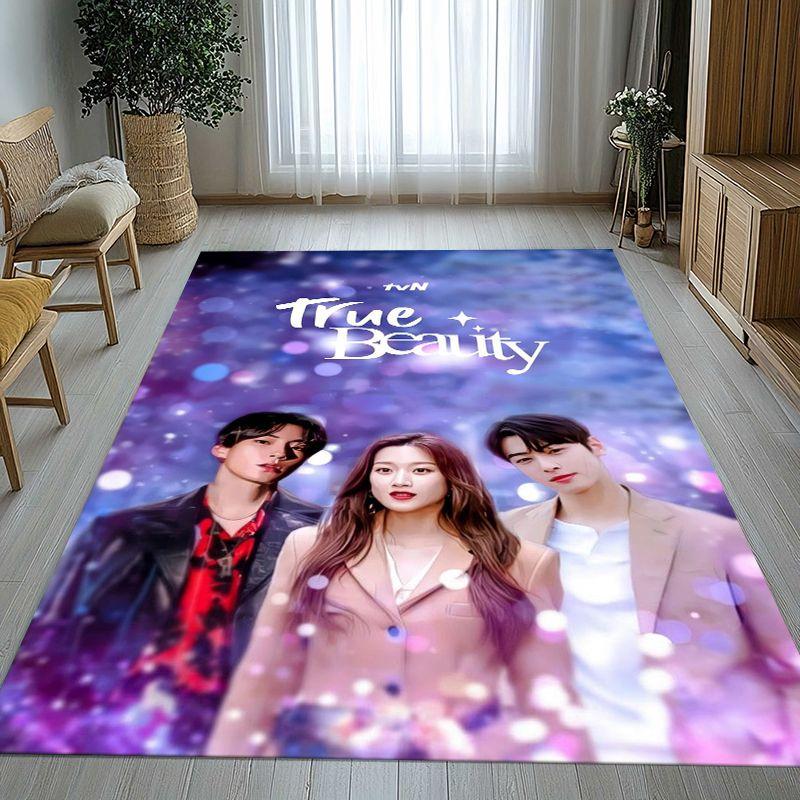 True Beauty Hwang In Youp Cha EunWoo Living Room Non-Slip Area Rug Soft Carpet for Bedroom Kids Playroom Sofa,Home Decor Doormat