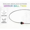 Phiten RAKUWA Necklace EXTREME Mirror Ball Twin Wire Sports Mens Womens Neck Metax Lightweight