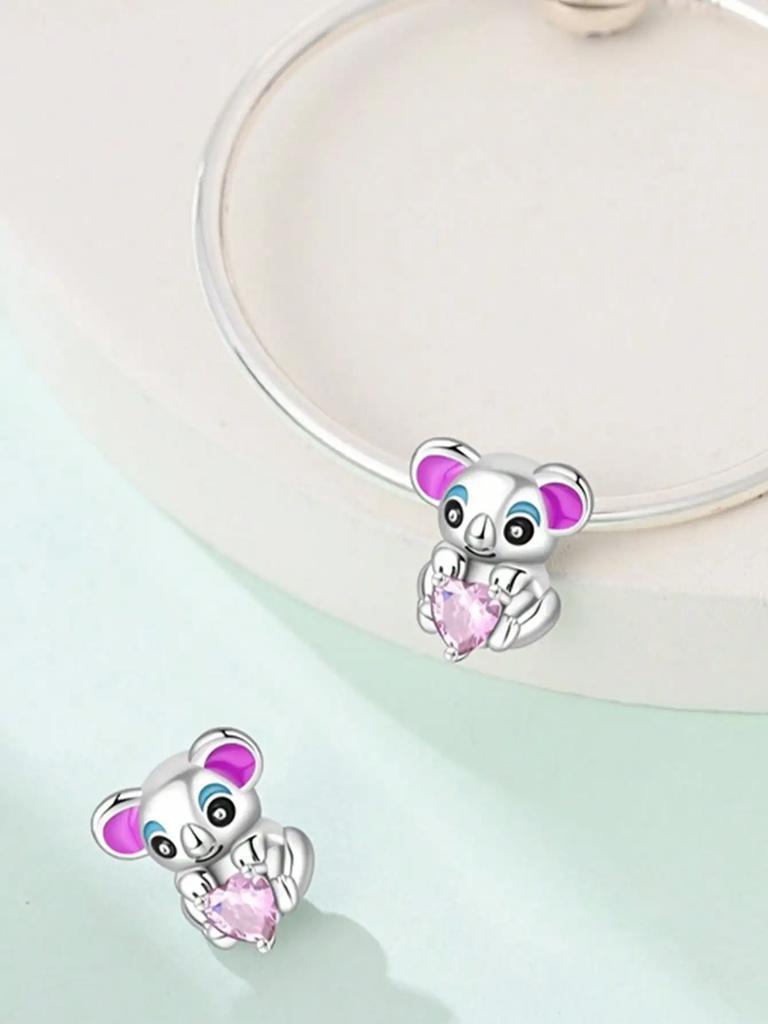Copper Plated Original Charms Cute Little Monster Beads Fit Bracelet Women'S Jewelry Gift