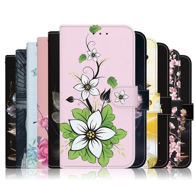Tecno seeria jaoks.Camon 20 Premier,Pova Neo 3,Pova 5,Spark 10C,Spark 10 Pro,Spark 8P,Camon 15...Moemaalid Mustriga ümberpööratav rahakott PU-nahast ümbris