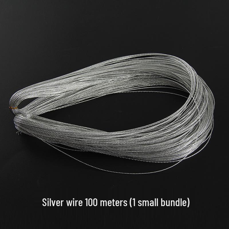 

100m Christmas Holiday Ceiling Decoration Rope with Gold & Silver Ornaments