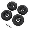 4pcs 1.9in RC Wheel Rims Tires Set For 1 10 RC Crawler Car Universal RC Crawler Wheel Rims Rubber Tires RC Accessories