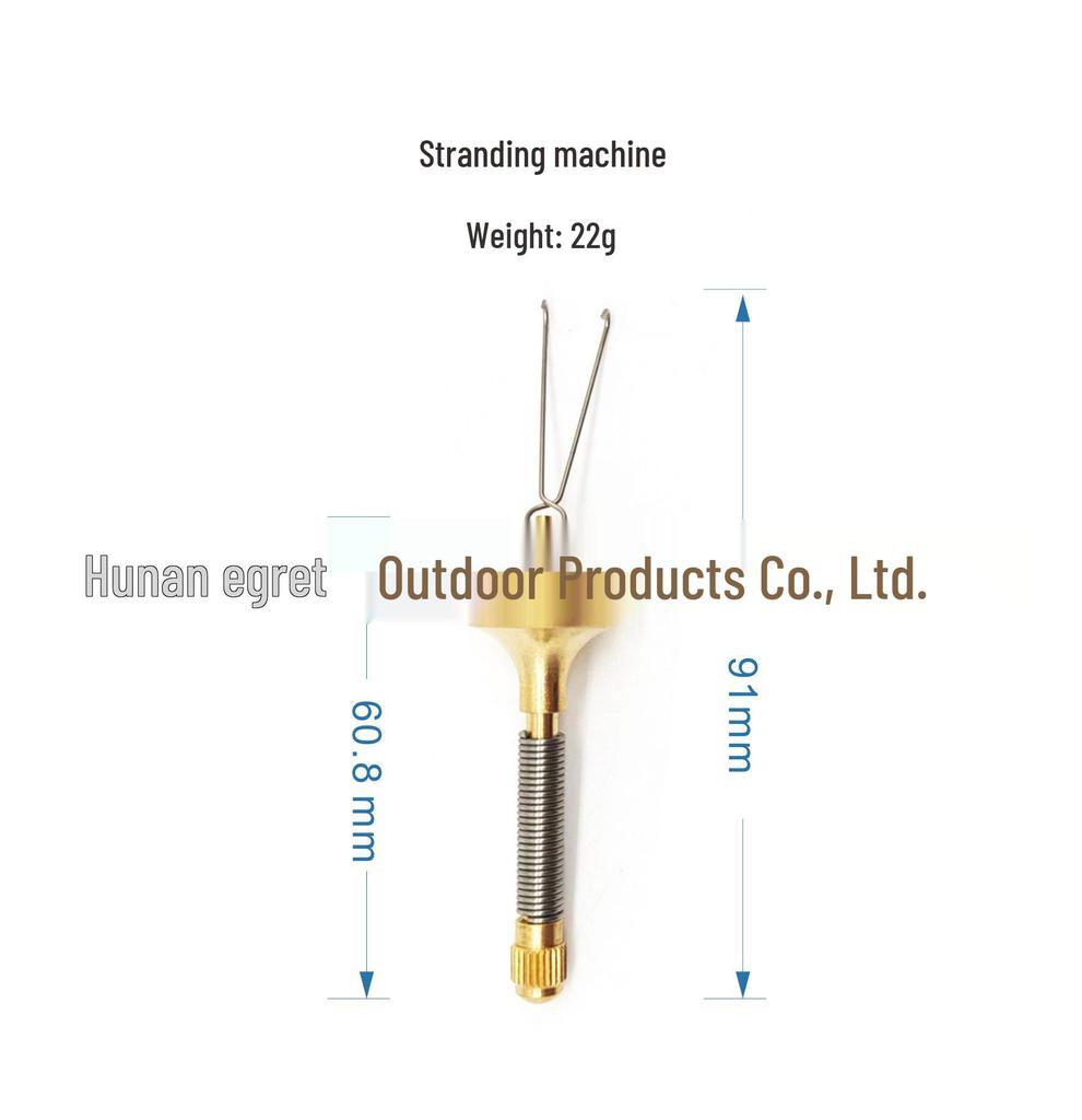 Egret Fly BLF-A 360° Rotatable Fly Tying Vise with Knotter, Line Winder, Dubbing Tool, and Hook Tying Pliers