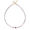 Natural Lavender Amethyst Beaded Necklace & Bracelet Set - Non-Fading, Versatile Clavicle Chain