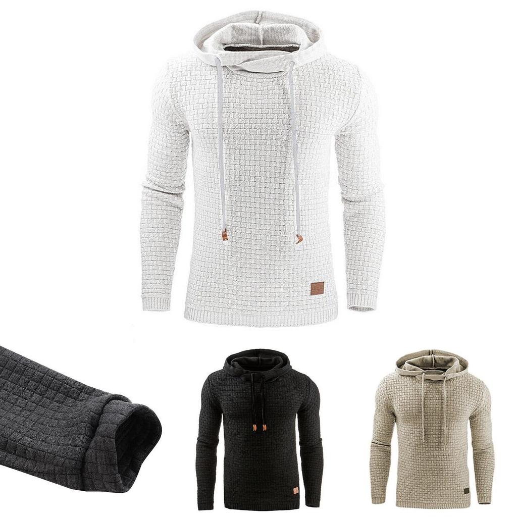 Men's Soft Hooded Pullover Jacket In Fashionable Colors For Stylish Comfort