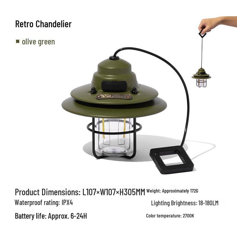 MOBIGARDEN Retro Camping Lamp