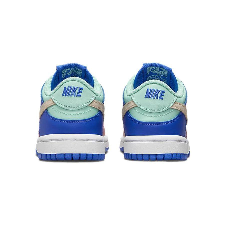 Nike Dunk Low SE TD Salmon Toe Baby Sneakers Blue Hyper-Royal Emerald-Rise FD8271-400