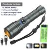 100000LM Super Bright Long Range LED Flashlight Tactical Flashlight Outdoor Waterproof Flashlight Camping Lantern Torch