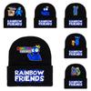Roblox Rainbow Friends Strickmütze Weich und Warm Weihnachtsgeschenk für Männer und Frauen
