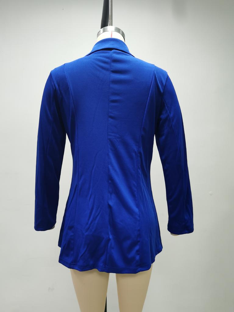 Frauen Herbst Dünne Blazer Kleider Langarm Verband Blazer Kleid