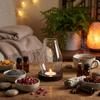 Transparent Tealight Cup Solid Wood Base Incenses Stove Lamp Incense Burner  Wedding Centerpiece