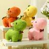 Cute Zodiac Fruit Horse Doll Plush Lucky Foal Doll Pendant Mascot Horse Key Chain New Year Gifts