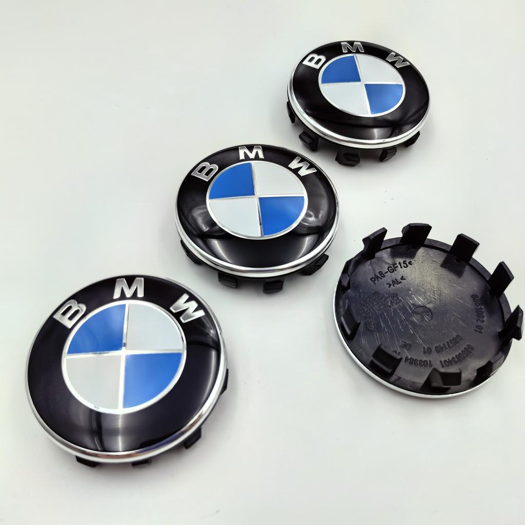 4Pcs 56mm/68mm Wheel Center Caps for BMW–Fit for X1 X3 X5 E70 E71 X6 M3 F30 F20 F10 F11 G30 E36 E46 E53 E90 E91 E60 E61