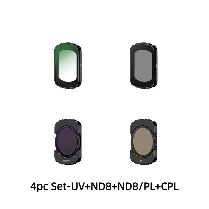 Magnetic Coated Glass Lens Filter for DJI Pocket 3 Pocket 4 UV CPL ND ND-PL Black Mist Variable ND Camera Photography Accessory