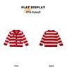 Girls' 2025 Autumn Knitted Cardigan Coat with Cat Cartoon Stripes