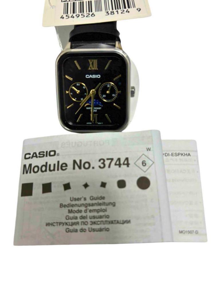 [USED] CASIO STANDARD MTP-M305 L Leather Strap Watch