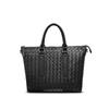 Pravá kůže Tkaná Velkokapacitní Aktovka Tote Bag Pánská Dámská Business Cestování Rameno Crossbody
