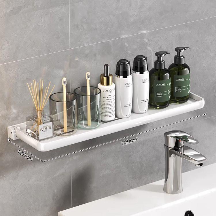 Bathroom Bathroom Bedside Toilet Perforated Free Folding Wall Shelf