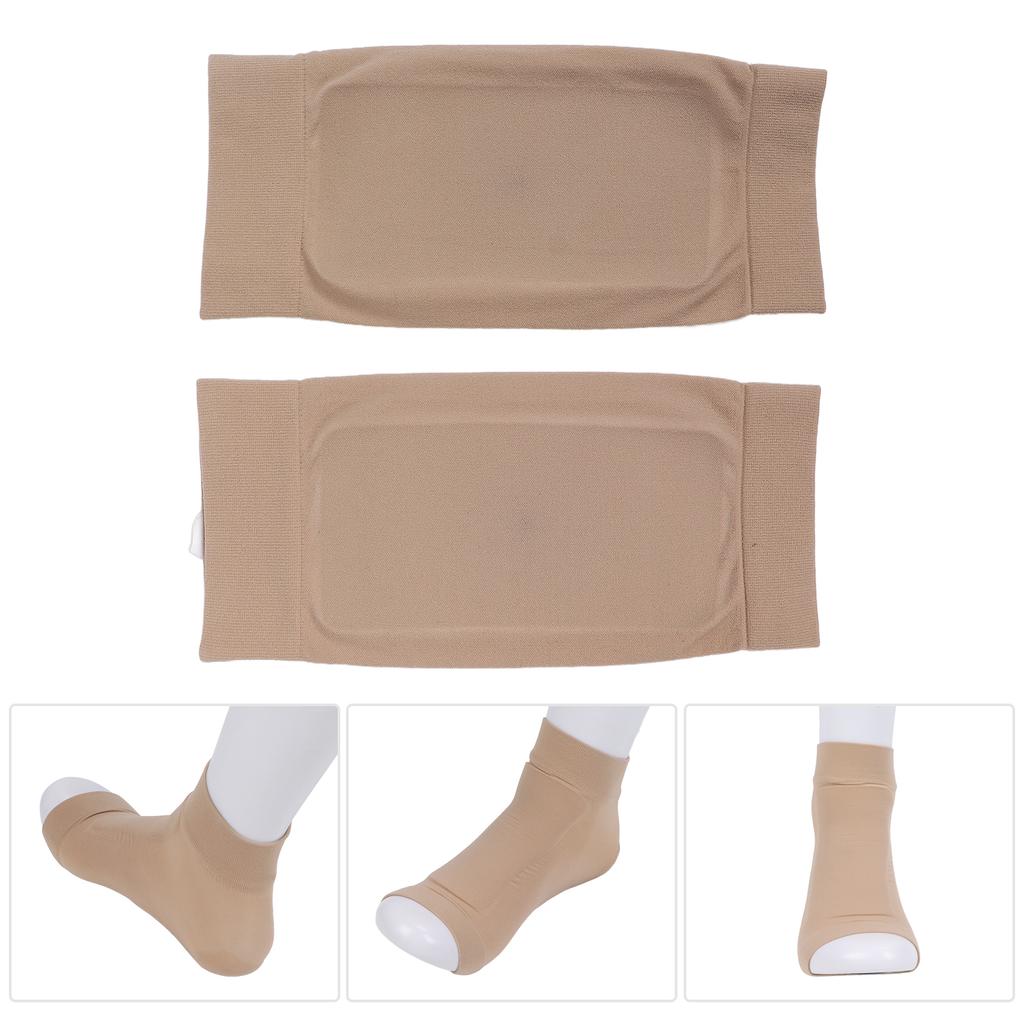 Șosete Protecție Glezne Nailon Silicon Îngrijire Picioare Reduc Bursita Fără Degete Ciorapi pentru Crăpături Călcâi pentru Femei