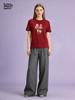 Summer T-shirt 2026 New Style Women Print Tulips T Shirt Students Casual Tee Top Female Short Sleeves Loose T-shirt