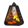 Halloween Lantern Hanging Decors Witch Pumpkin Castle Pattern Portable Lamp For Holiday Party Tabletop Decoration Gift