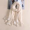Head Wrap Women Plain Scarf Linen Plus Size Hijab New Female Sunscreen Shawl