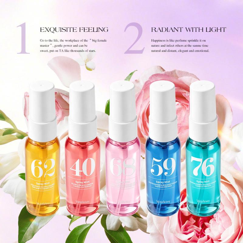 Brazilian Digital Alcohol-Free Perfume Gift Set: Long-Lasting Light Fragrance Mist for Hair & Body