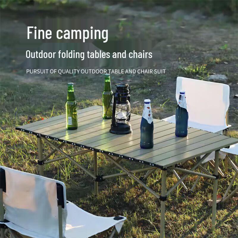Jingbang Outdoor Portable Folding Camping Picnic Table and Chair Set