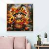 DIY Diamond Art Painting Kit Autumn Scarecrow Sunflowers Pumpkin Pattern Full Drill Canvas Creative Handmade Craft Gift for Adults