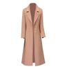 Cappotto Antivento in Lana Snellente da Donna - Sopra il Ginocchio, Caldo, per Primavera, Autunno, Inverno