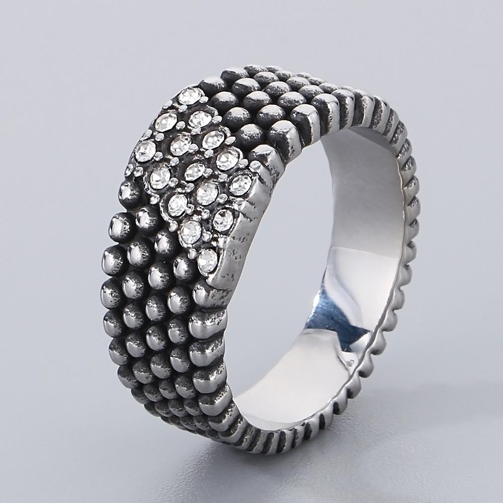 

Кольца с вакуумным покрытием 18 карат для мужчин и женщин, мужское кольцо-бандана из нержавеющей стали 316l, аксессуары, помолвочное кольцо с кубическим цирконием, ювелирные изделия для вечеринки по случаю его дня рождения 12 серебряный