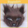 Animal Character Halloween Mask With Faux Fur Material For Cosplay And Costume Events