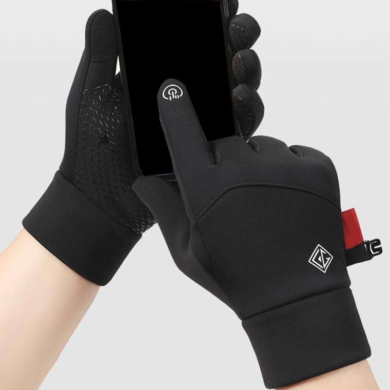 Winddichte Kältefeste Touchscreen Sport Thermohandschuhe zum Skifahren Warme Skihandschuhe Winterhandschuhe Verdickte Schneehandschuhe