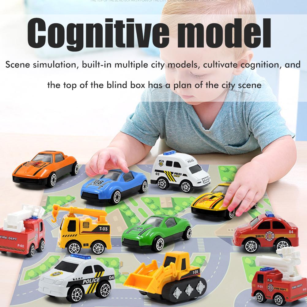 Christmas Advent Calendar 24 Days Countdown Calendar Toys Pull Back Cars Vehicles for Kids Party